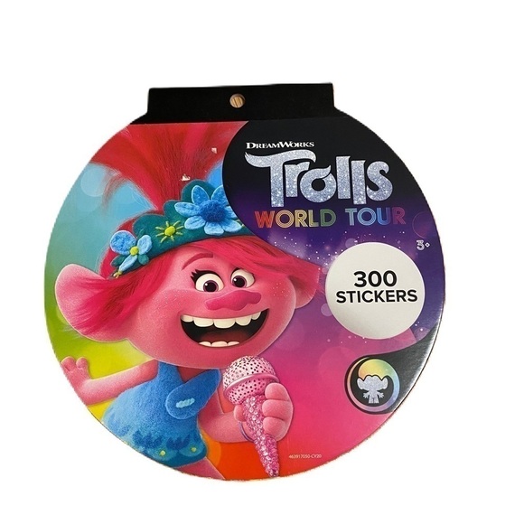 Trolls World Tour Sticker Book NEW Kids Girls - Picture 1 of 3